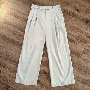 Banana Republic Pale Blue Wide Leg Trousers